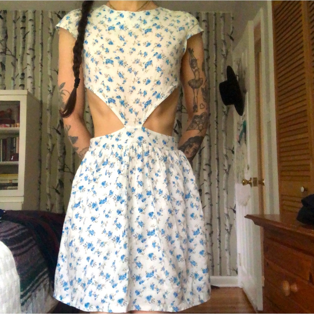 Cutout Mini Dress
